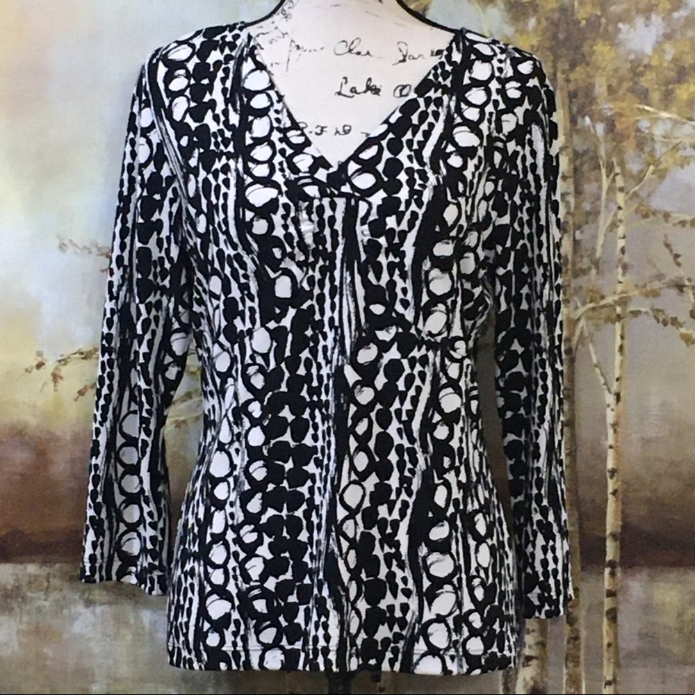 EUC CHICO’S Empire Waist Career/dressy casual top
